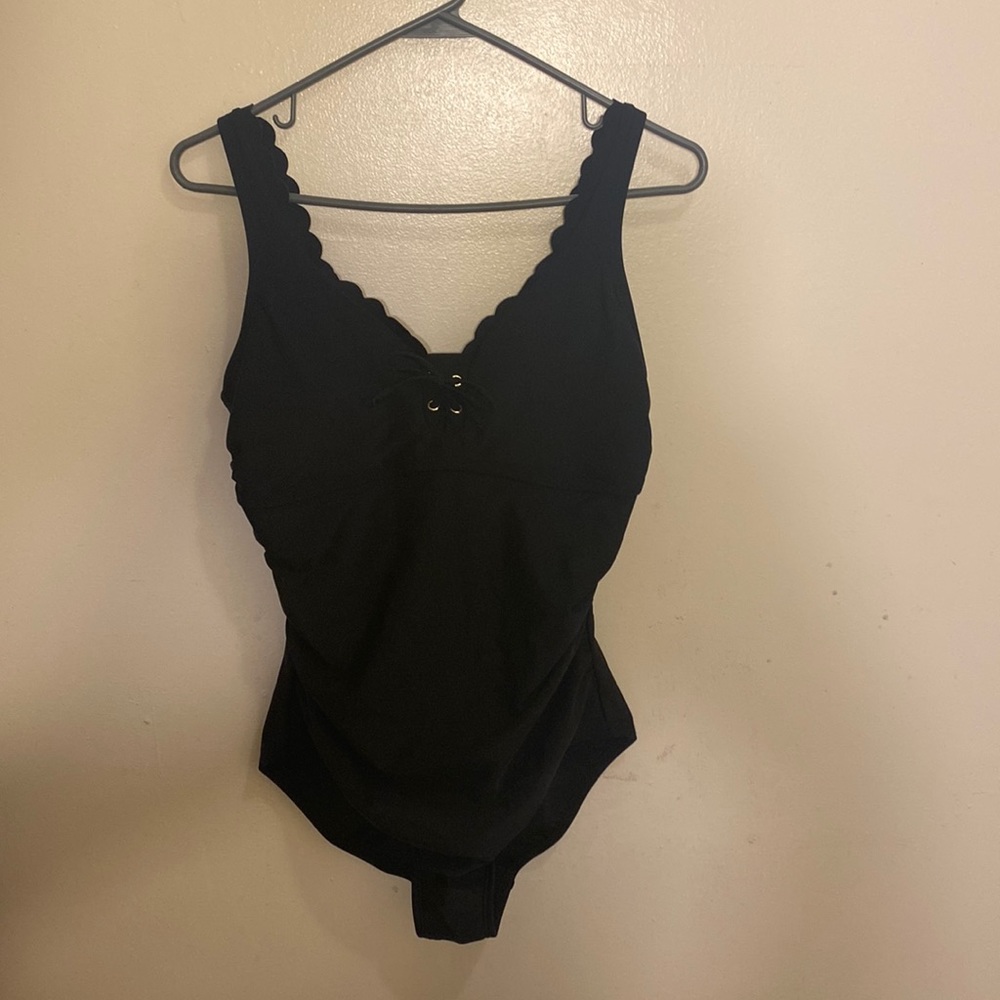 Black One Piece Bathing Suit